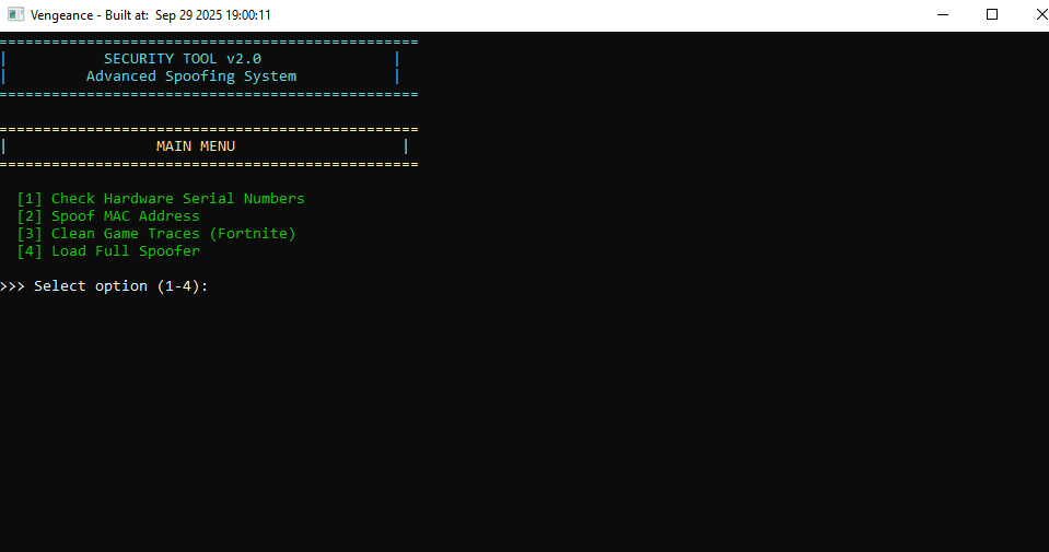 Vengeance Spoofer EAC / BE