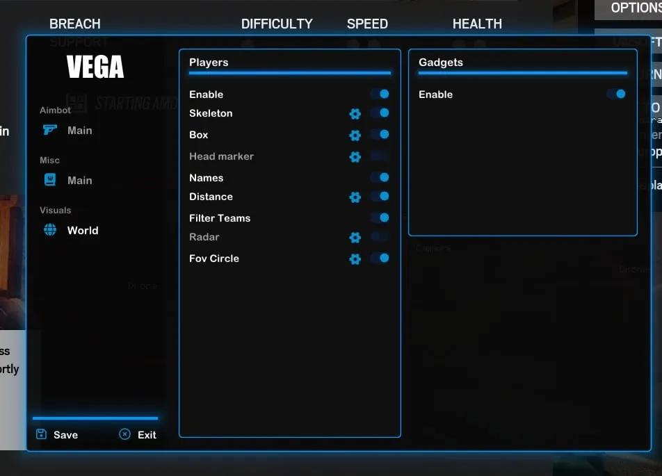 Vega Для Rainbow Six Siege